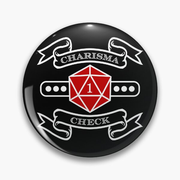 Item preview, Charisma Check - 1 - White/Red designed and sold by Daggerton.