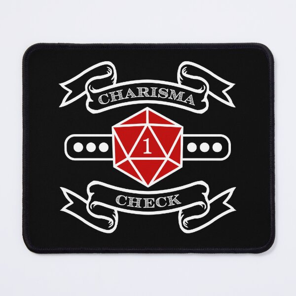 Item preview, Charisma Check - 1 - White/Red designed and sold by Daggerton.