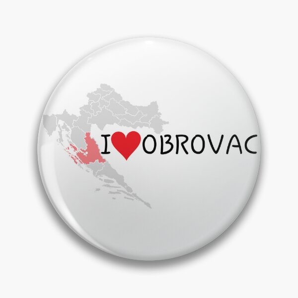 Artikelvorschau, "Ich liebe Obrovac" entworfen und verkauft von MC Art Studio.
