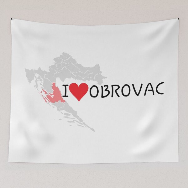 Item preview, "I Love Obrovac" designed and sold by MC Art Studio.