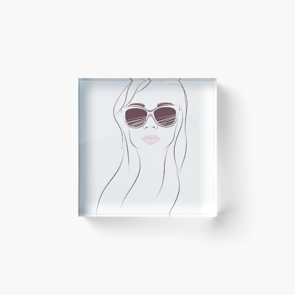 Item preview, Simplemente retrato de moda de mujer en gafas de sol designed and sold by TorriPhoto.