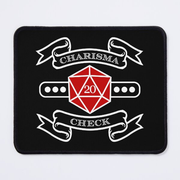 Item preview, Charisma Check - 20 - White/Red designed and sold by Daggerton.