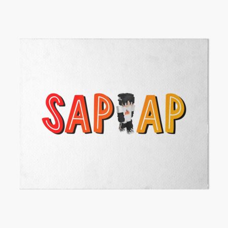 Sapnap Minecraft Skin Sticker Art Board Print for Sale by 10ecargs