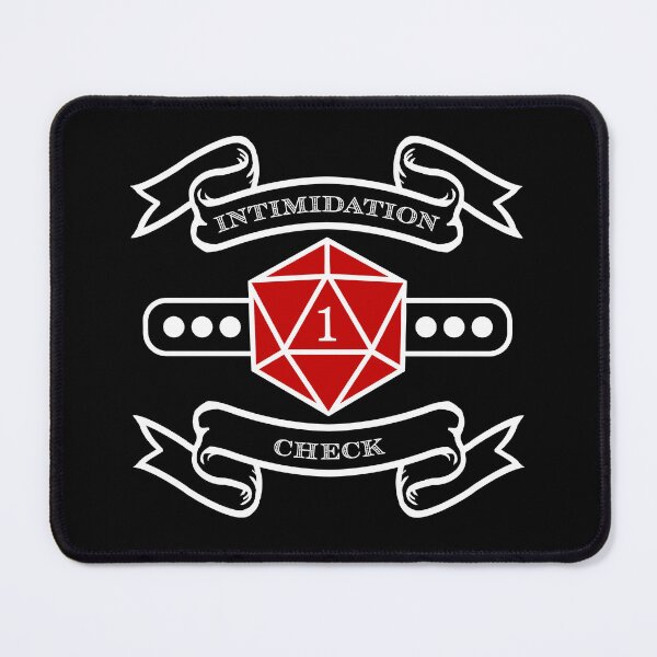 Item preview, Intimidation Check - 1 - White/Red designed and sold by Daggerton.