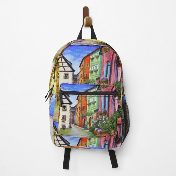 Item preview, "Somewhere in Provence" village in France painted in pastels designed and sold by Marla Kurzec.
