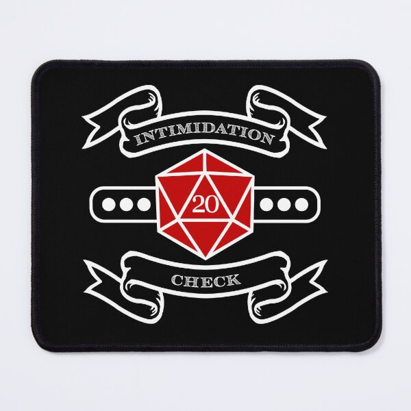 Item preview, Intimidation Check - 20 - White/Red designed and sold by Daggerton.