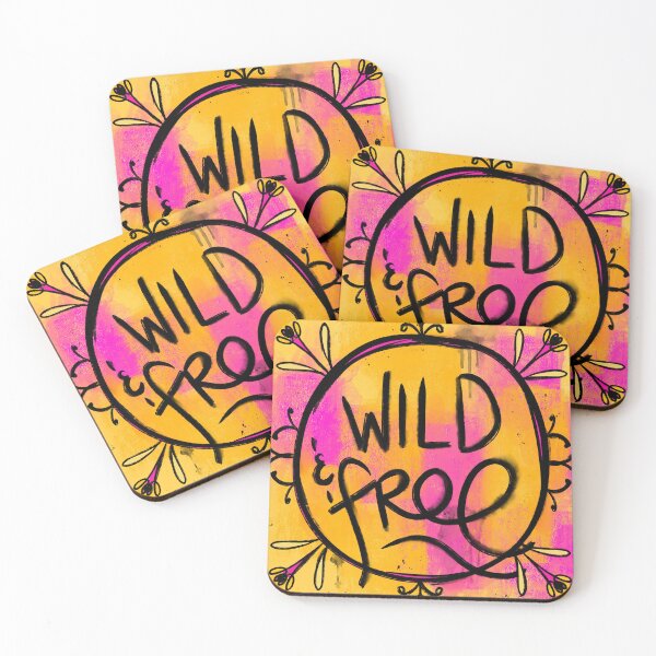 Item preview, Wild and free - hot pink and orange flowers  designed and sold by thephoenixsoul.