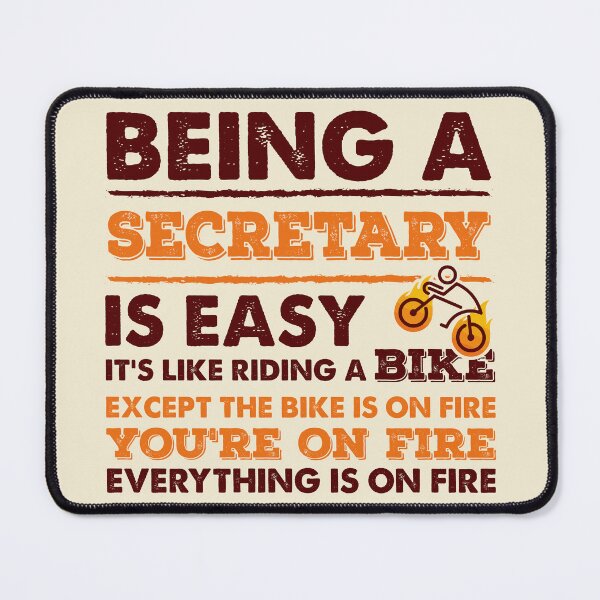 Item preview, Being A Secretary Is Easy - Funny Secretary Quote Gift Idea For Men and Womens designed and sold by Mmmm3344.