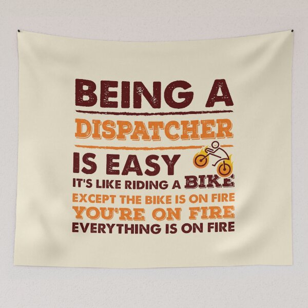 Item preview, Being A Dispatcher Is Easy - Funny Dispatcher Quote Gift Idea For Men and Womens designed and sold by Mmmm3344.