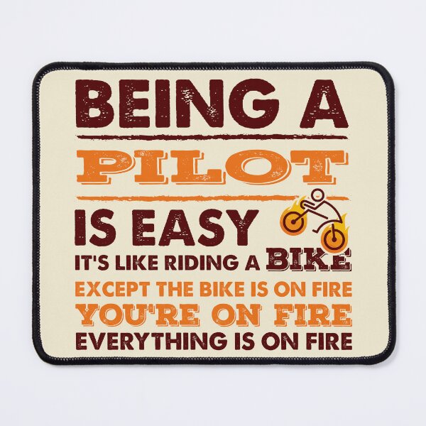Item preview, Being A Pilot Is Easy - Funny Pilot Quote Gift Idea For Men and Womens designed and sold by Mmmm3344.