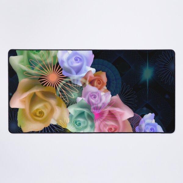 Item preview, Spirograph amongst roses designed and sold by RachelEDesigns.