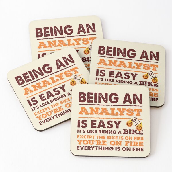 Item preview, Being An Analyst Is Easy - Funny Analyst Quote Gift Idea For Men and Womens designed and sold by Mmmm3344.