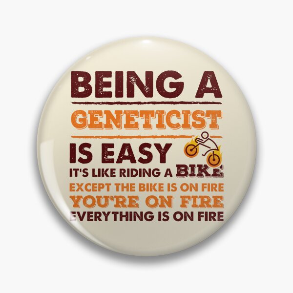 Item preview, Being A Geneticist Is Easy - Funny Geneticist Quote Gift Idea For Men and Womens designed and sold by Mmmm3344.