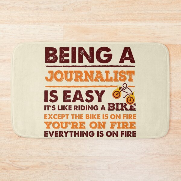 Item preview, Being A Journalist Is Easy - Funny Journalist Quote Gift Idea For Men and Womens designed and sold by Mmmm3344.