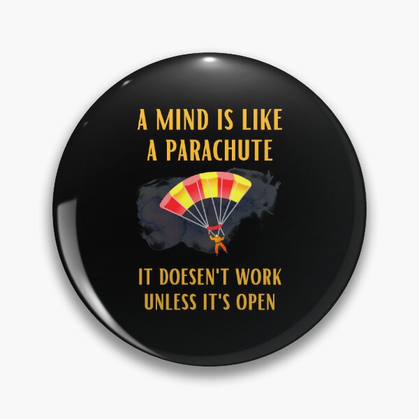 Item preview, A mind is like a parachute it doesn't work unless its open designed and sold by Einstein12345.