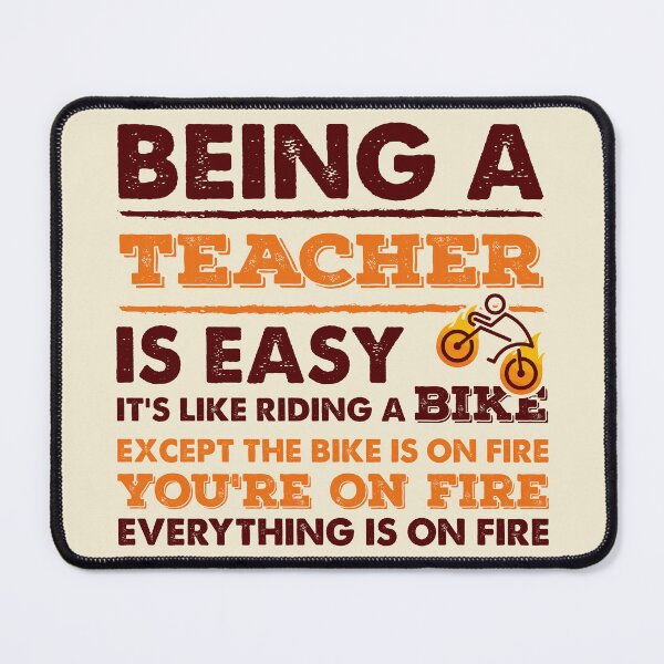 Item preview, Being A Teacher Is Easy - Funny Teacher Quote Gift Idea For Men and Womens designed and sold by Mmmm3344.
