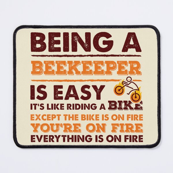 Item preview, Being A Beekeeper  Is Easy - Funny Beekeeper  Quote Gift Idea For Men and Womens designed and sold by Mmmm3344.