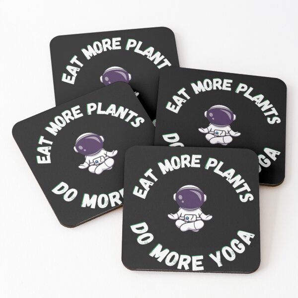 Item preview, Eat more plants, do more yoga designed and sold by khadijat297.
