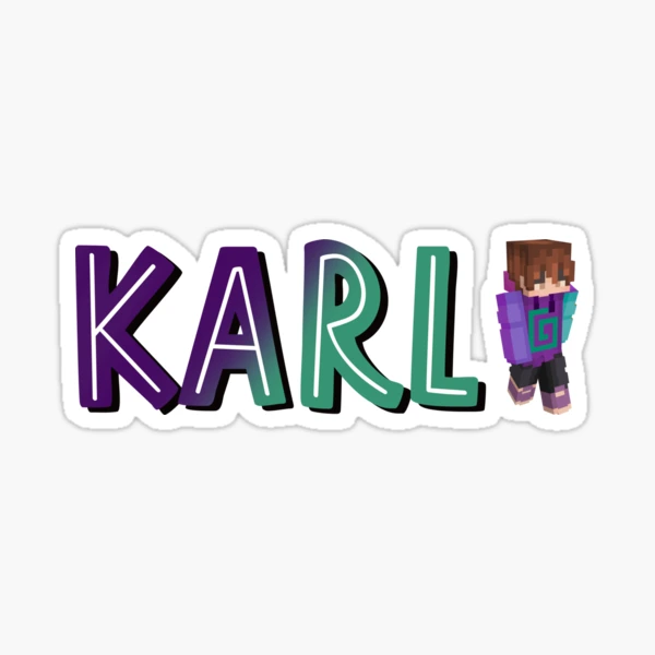 Karl Jacobs Mrbeast Minecraft skin Sticker for Sale by dolapot