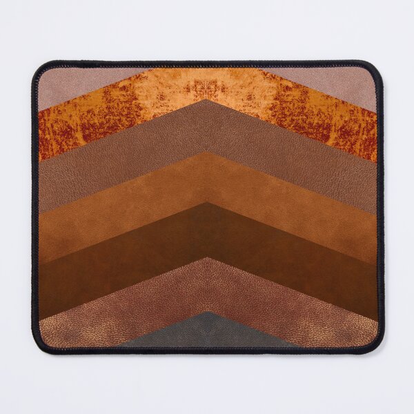 Item preview, Retro brown leather chevron  designed and sold by IONcreatION.