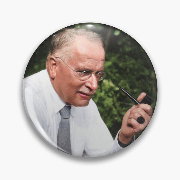 Item preview, Carl Gustav Jung - Hand Colored Photograph designed and sold by MonochromaKey.
