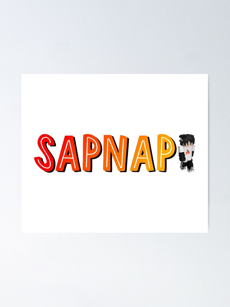 Sapnap Minecraft Skin Sticker Art Board Print for Sale by