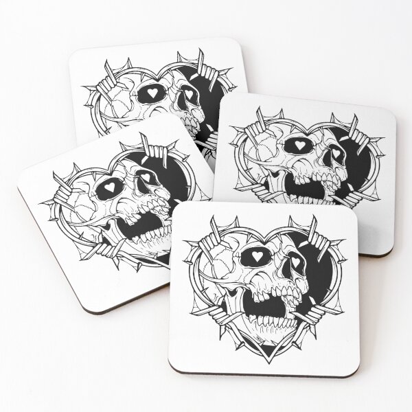 Item preview, Skeleton Lovers: Skull Lovers Heart designed and sold by KingMasterStore.