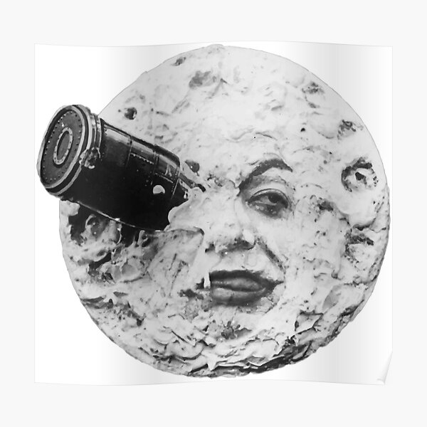 A Trip To The Moon Poster For Sale By Gardenshumway Redbubble