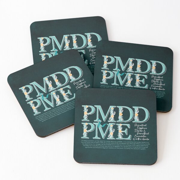 Item preview, Advocacy and conversation starter for Premenstrual Disorders Awareness Month, PMDD and PME, we need more understanding, awareness and research designed and sold by Orianah.
