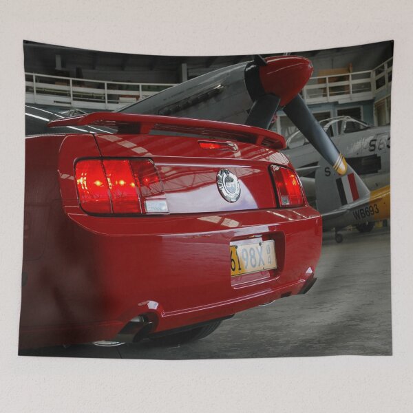 Item preview, 2005 Ford Mustang and P51 D (rear) designed and sold by lizdomett.