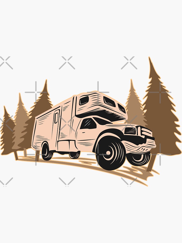 Sticker Camping-car 