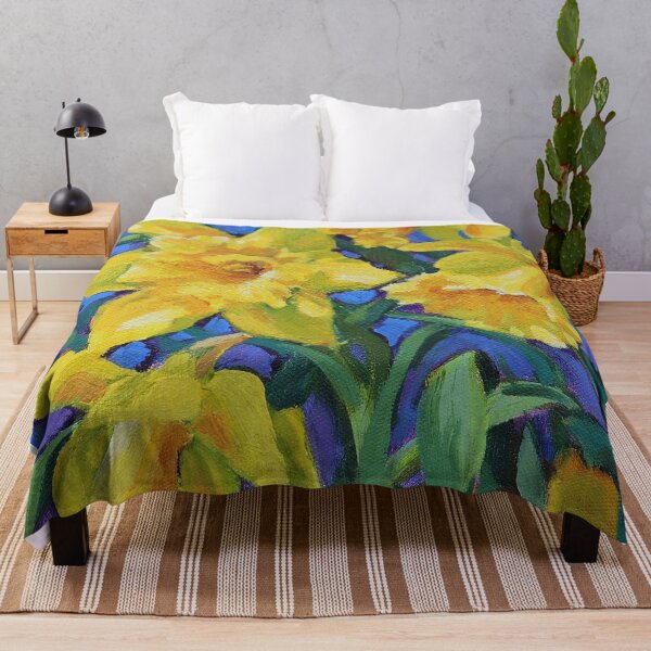 Item preview, Daffodils - colorful spring flowers designed and sold by Karen Ilari.