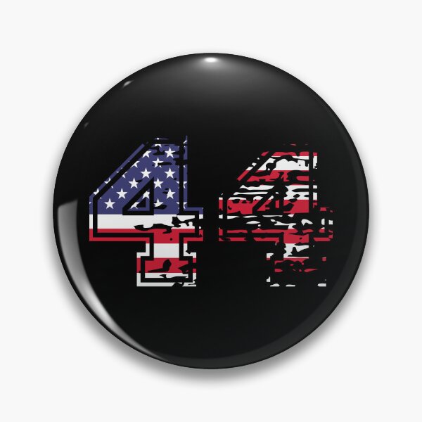 Artikelvorschau, 44 American-Football-Nummer USA vierundvierzig entworfen und verkauft von Proud Pro Gifts.