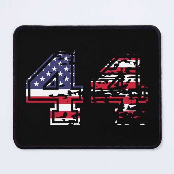 Artikelvorschau, 44 American-Football-Nummer USA vierundvierzig entworfen und verkauft von Proud Pro Gifts.