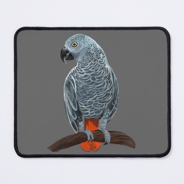 Item preview, African grey parrot designed and sold by Lemontreeart63.