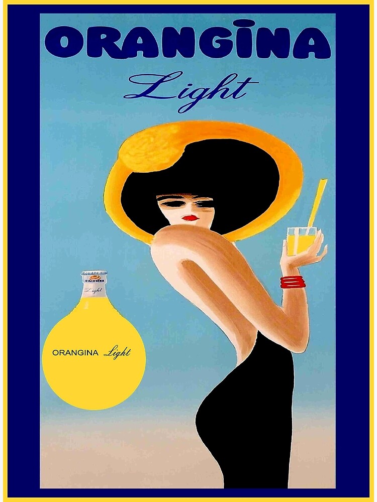 ORANGINA : Vintage Juice Advertising posterbobs Poster | for Print\