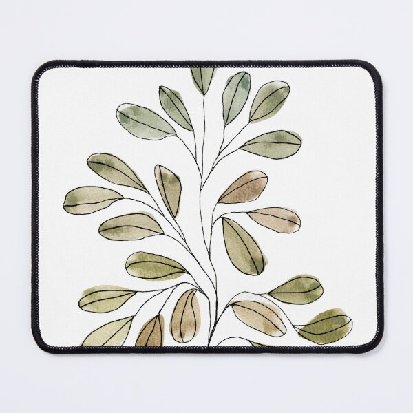 Item preview, Watercolor Green Leaves Art designed and sold by ArticraftShop.