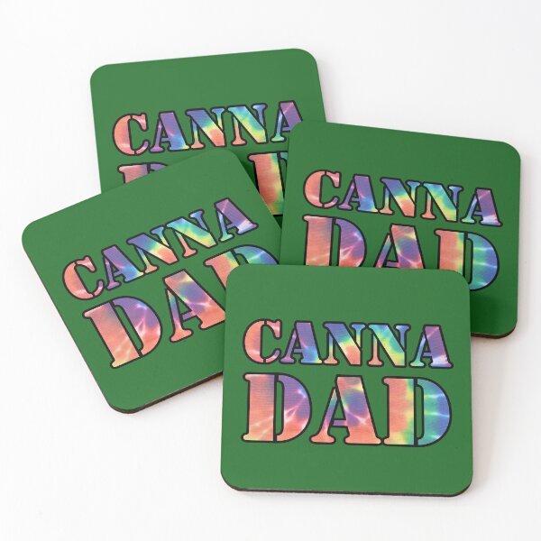 Item preview,  CannaDad Mellow Rainbow Tie Dye Hippie Font Design for Stoner Moms, Mothers Who Smoke 420/Weed/Cannabis/Pot/Marijuana Design designed and sold by SteamParliament.