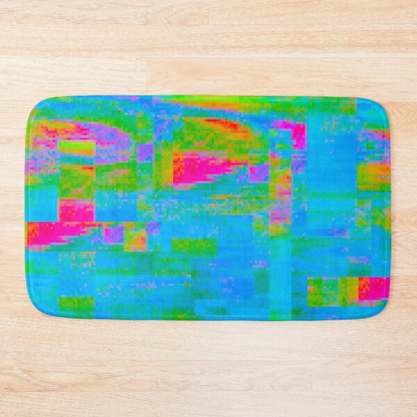 Item preview, Glitch Infrared Pixel Cyberpunk Vaporwave Art Pattern designed and sold by softbluehum.