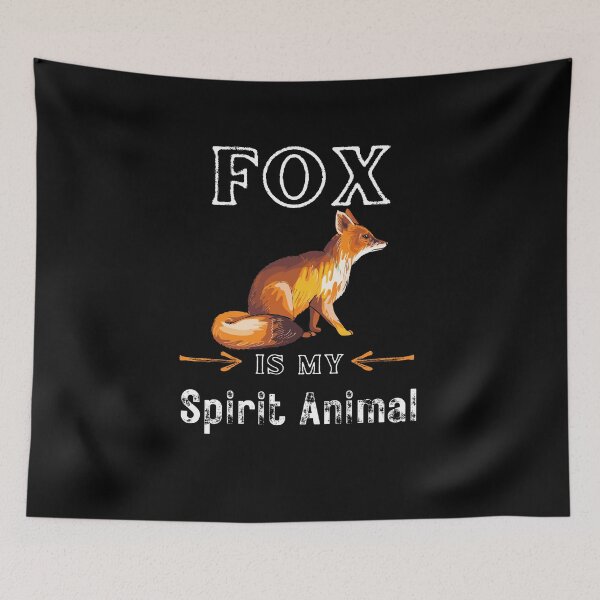 Item preview, Fox is my spirit animal - Funny cute kawaii quotes designed and sold by mylifeiscamp.