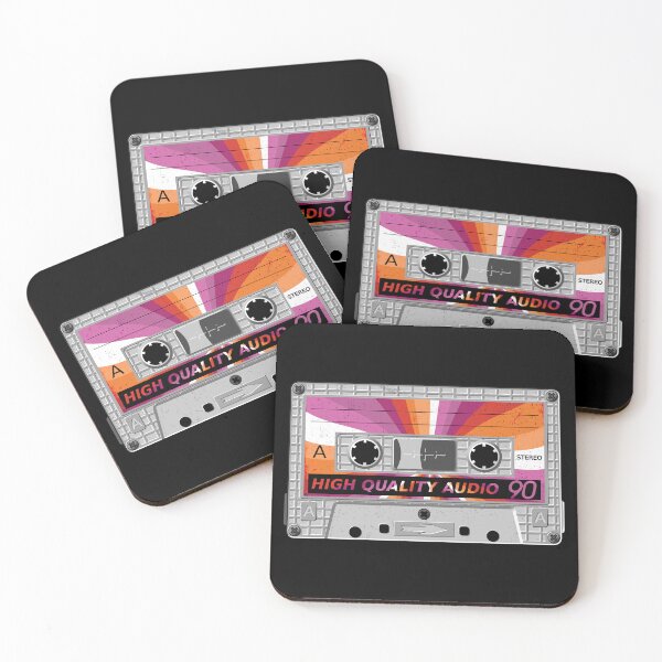 Item preview, Lesbian Flag Tape Cassette designed and sold by Juno Juniper.