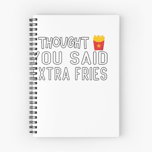 Item preview, EXERCISE? I THOUGHT YOU SAID EXTRA FRIES designed and sold by designreb.