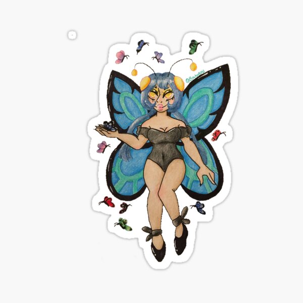 Butterfly Gal Sticker