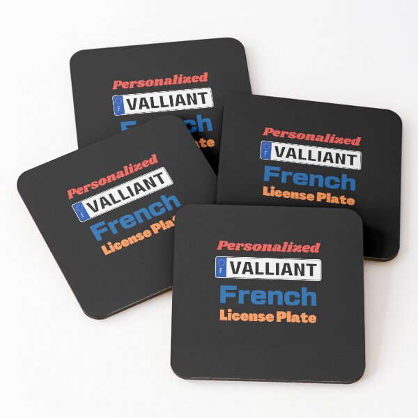 Item preview, Valliant - Personalized French License  designed and sold by teewearstyle.
