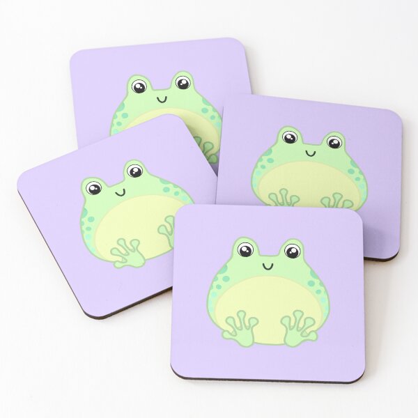Item preview, Chubby Green Kawaii Frog designed and sold by hannahvira.