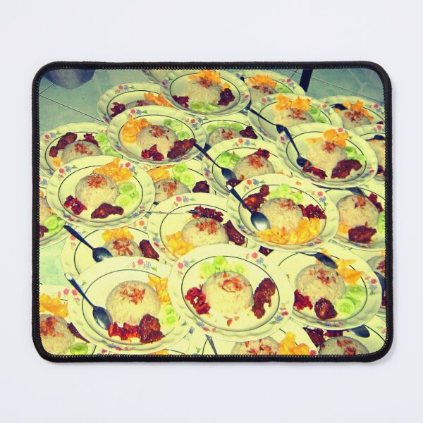 Item preview, Plates Full of Delicious Traditional Food designed and sold by CDMCustom.