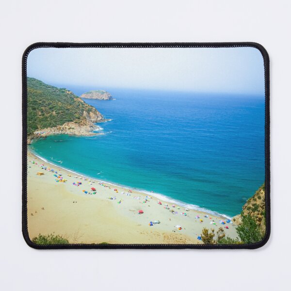 Item preview,  Cristal blue ocean between green mountain & clear sky  designed and sold by anisbbmbrush.