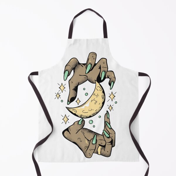 Item preview, Pastel Detailed Lined Bold Spooky Hand And Floating Moon designed and sold by Scopestor.