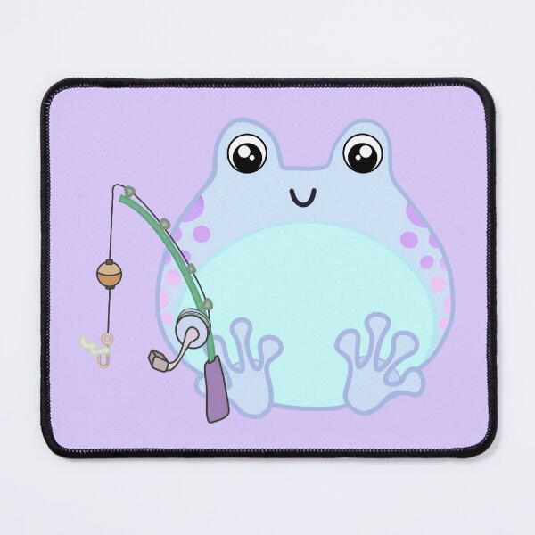 Item preview, Chubby Blue Fisher Man Frog designed and sold by hannahvira.
