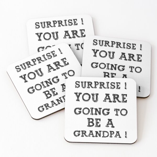 Item preview, Surprise You Are Going To Be A Gandpa, Design For Daddy designed and sold by PROMEN Creativity.